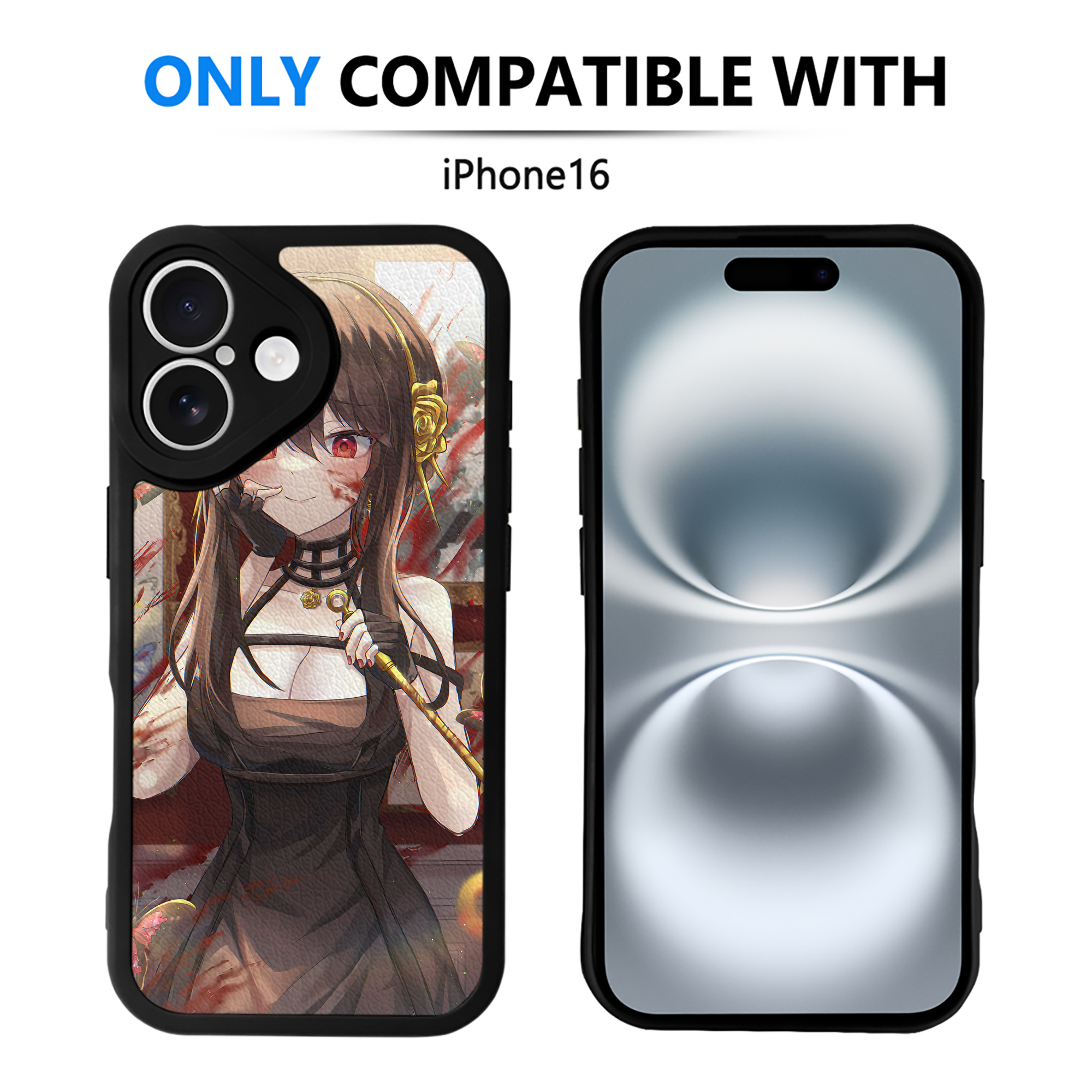 （画像用） SPY×FAMILY间谍家家酒 【iPhone 16シリーズ対応】シリコンスマホケース（レザー調） 材質：シリコン